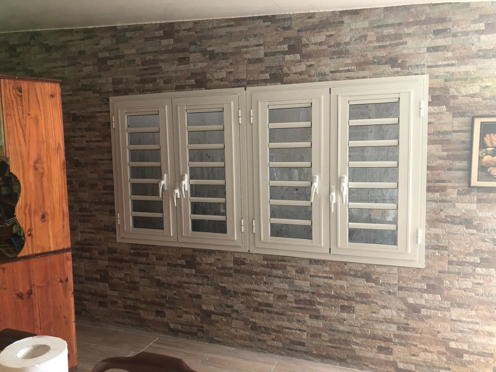 Fenêtre aluminium volet intégré
